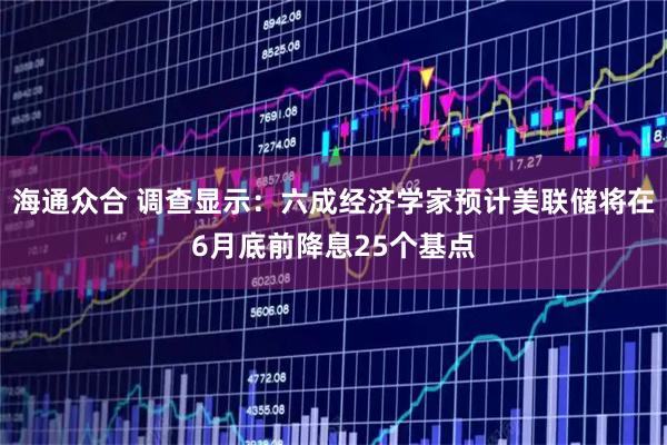 海通众合 调查显示：六成经济学家预计美联储将在6月底前降息25个基点