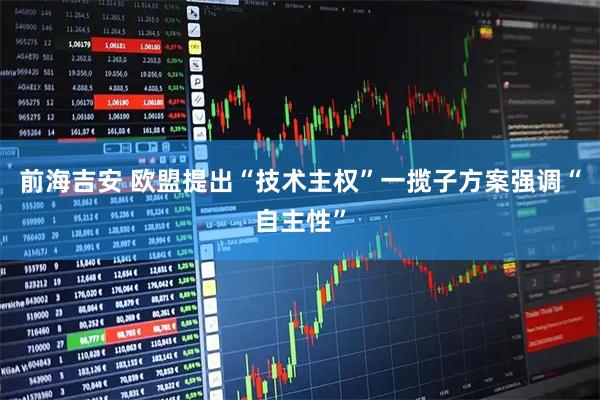 前海吉安 欧盟提出“技术主权”一揽子方案　强调“自主性”