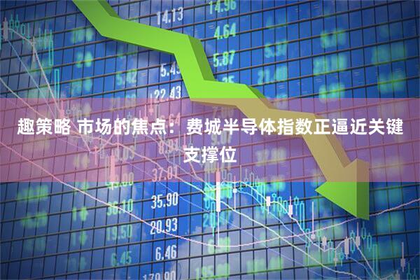 趣策略 市场的焦点：费城半导体指数正逼近关键支撑位