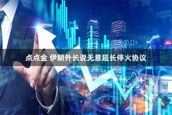 点点金 伊朗外长说无意延长停火协议